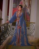 Symphonie de Couleurs : Les caftans marocains haute couture célèbrent la richesse des couleurs, des teintes vives aux nuances douces. Trouvez la palette qui correspond à votre personnalité et à votre style.